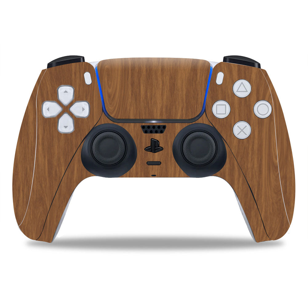 wood - playstation 5 controllers skin
