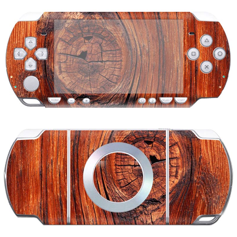 wood - psp 2000 protector skin
