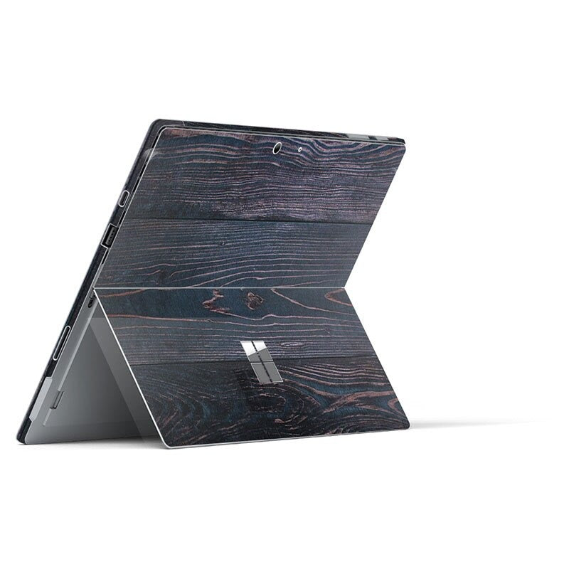 wood wooden - microsoft surface pro 7 protector skin