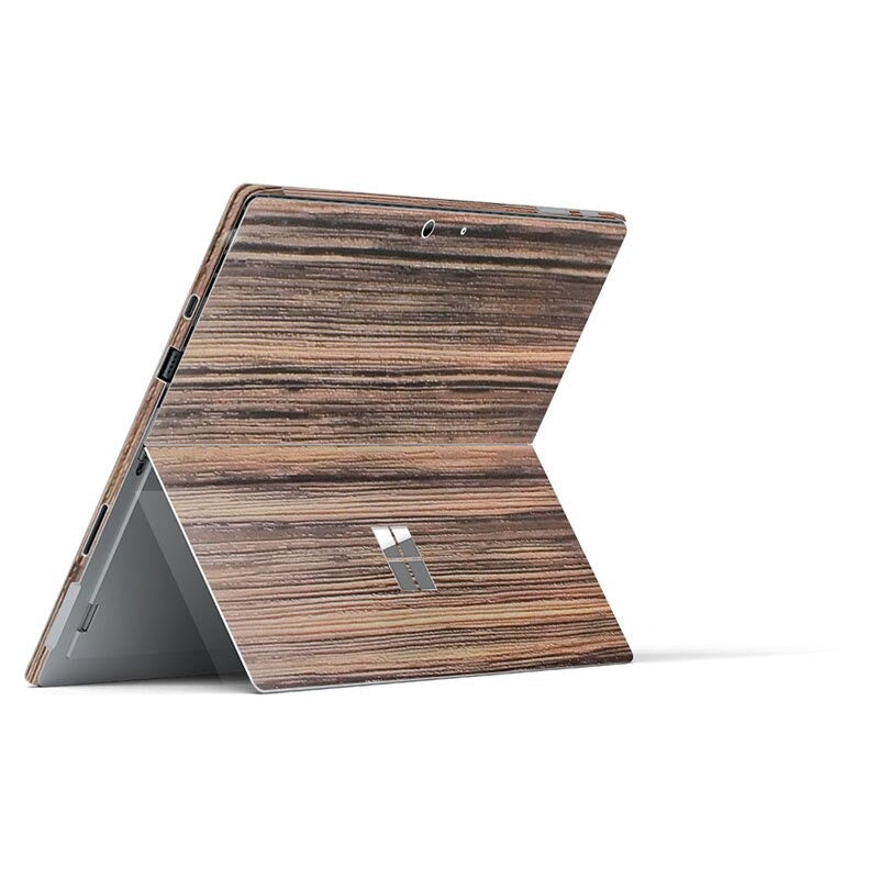 wooden - microsoft surface pro 7 protector skin