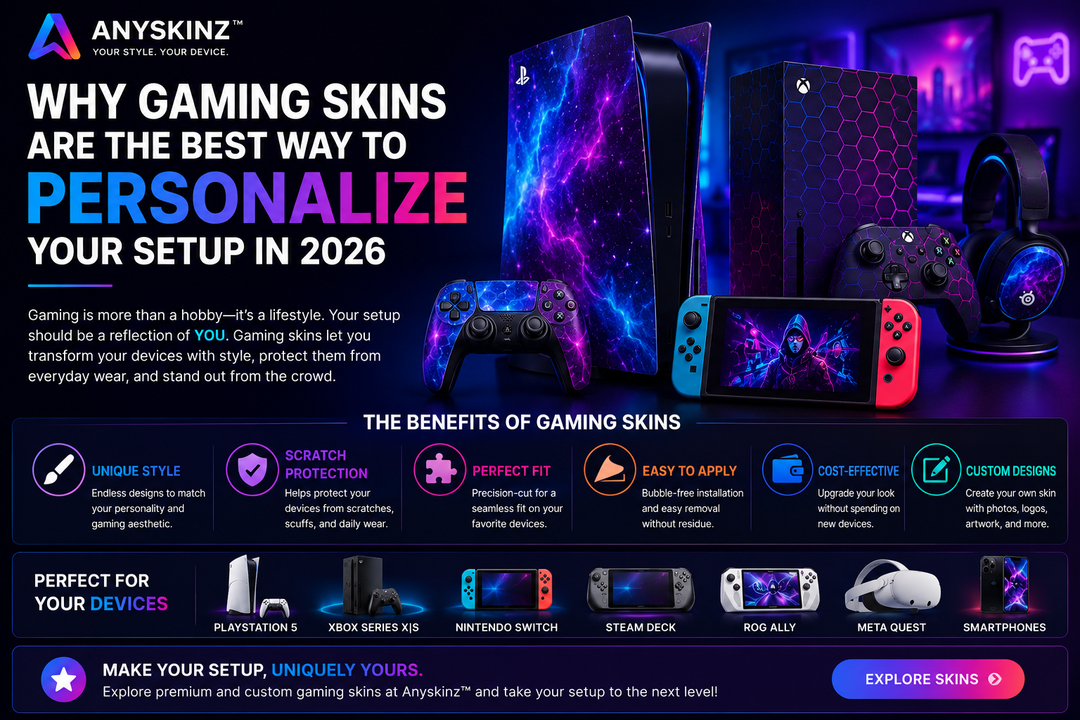 Why Gaming Skins Are the Best Way to Personalize Your Setup in 2026