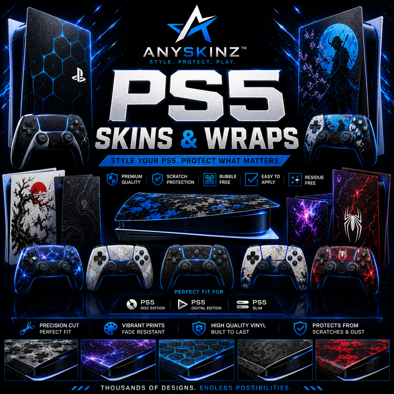 PS5 Skins & Wraps