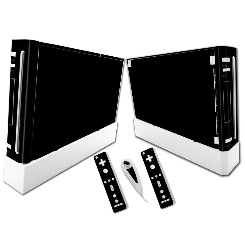BLACK COVER - NINTENDO WII PROTECTOR SKIN - best-skins