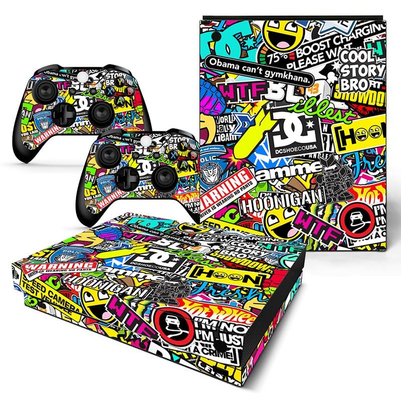 STICKER BOMB - XBOX ONE X PROTECTOR SKIN - best-skins
