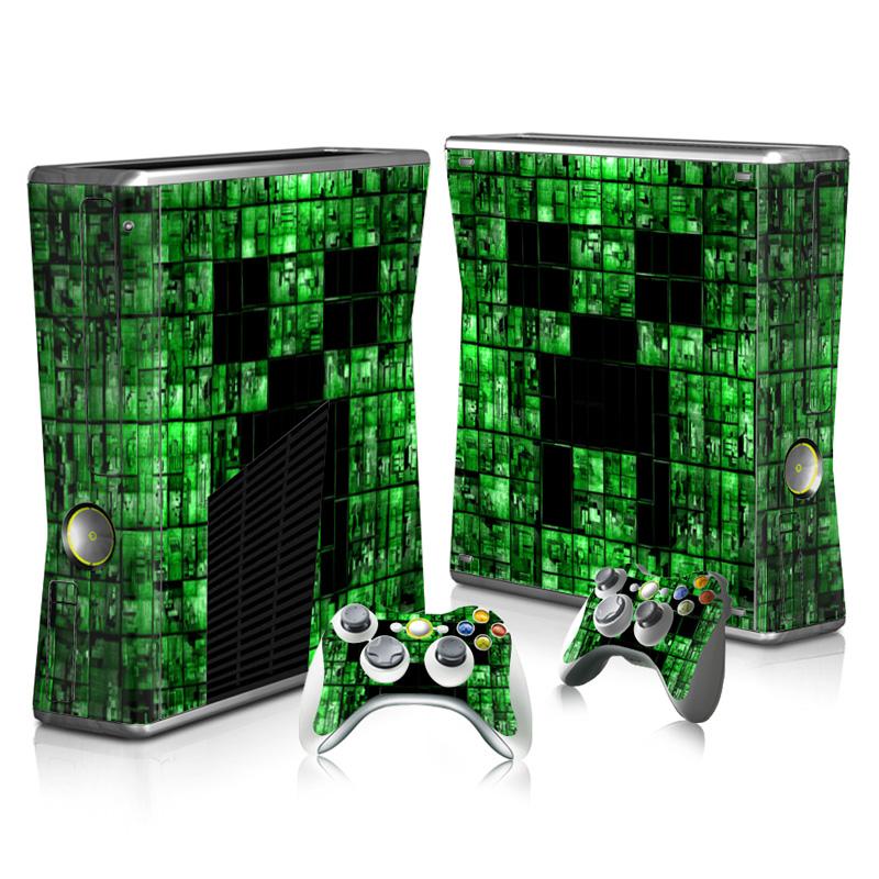GREEN DESIGN - XBOX 360 SLIM PROTECTOR SKIN - best-skins
