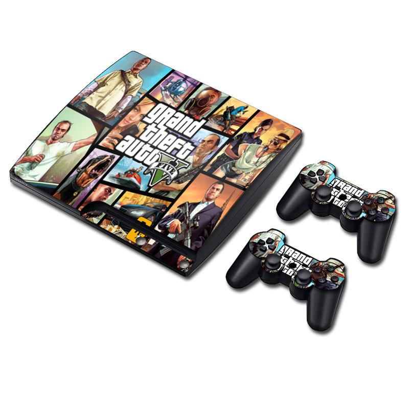 GRAND THEFT AUTO V GTA 5 - PLAYSTATION 3 SLIM PROTECTOR SKIN - best-skins