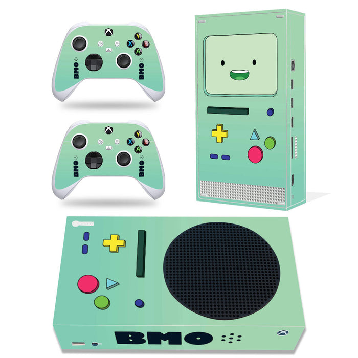 BMO-Inspired Xbox Series X Skin & Controller Set featuring vibrant design and premium protection for Xbox Series X.