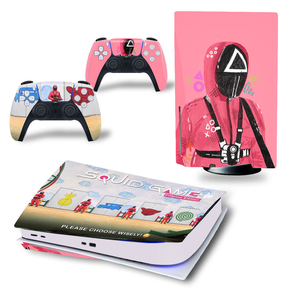 SQUID GAME - PLAYSTATION 5 DISK & PS5 DIGITAL PROTECTOR SKIN