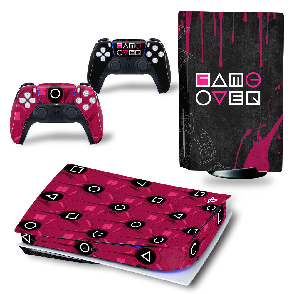 SQUID GAME - PLAYSTATION 5 DISK & PS5 DIGITAL PROTECTOR SKIN