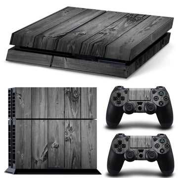 wood - playstation 4 protector skin