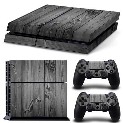 wood - playstation 4 protector skin