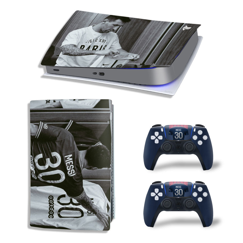 LEO MESSI PSG - PLAYSTATION 5 DISK & PS5 DIGITAL PROTECTOR SKIN