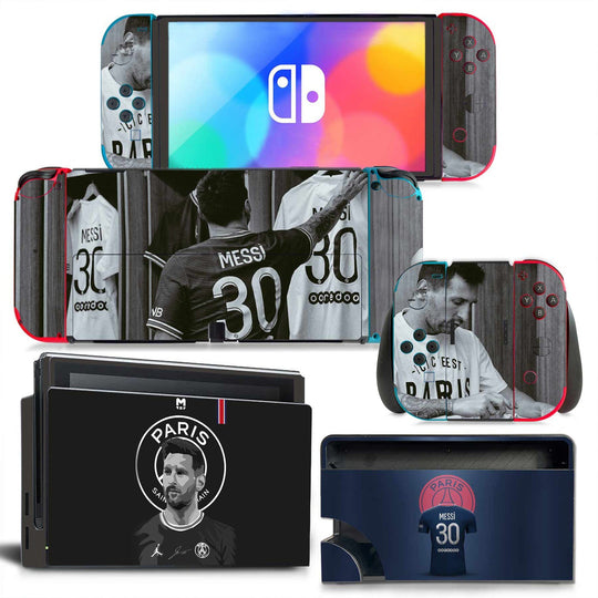 LEO MESSI PSG - NINTENDO SWITCH OLED PROTECTOR SKIN
