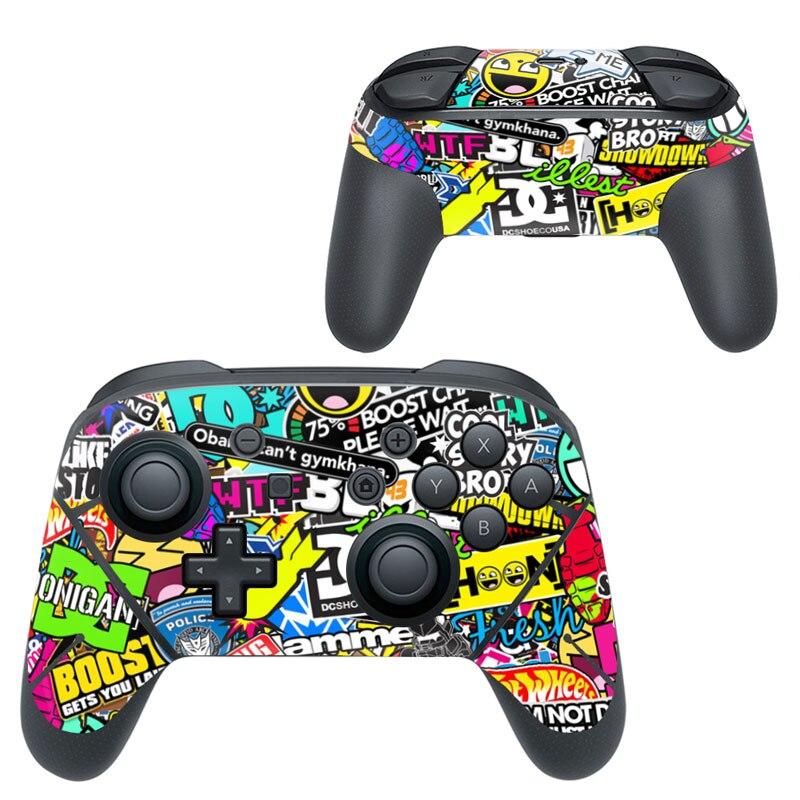 STICKER BOMB - NINTENDO SWITCH PRO CONTROLLER PROTECTOR SKIN - best-skins