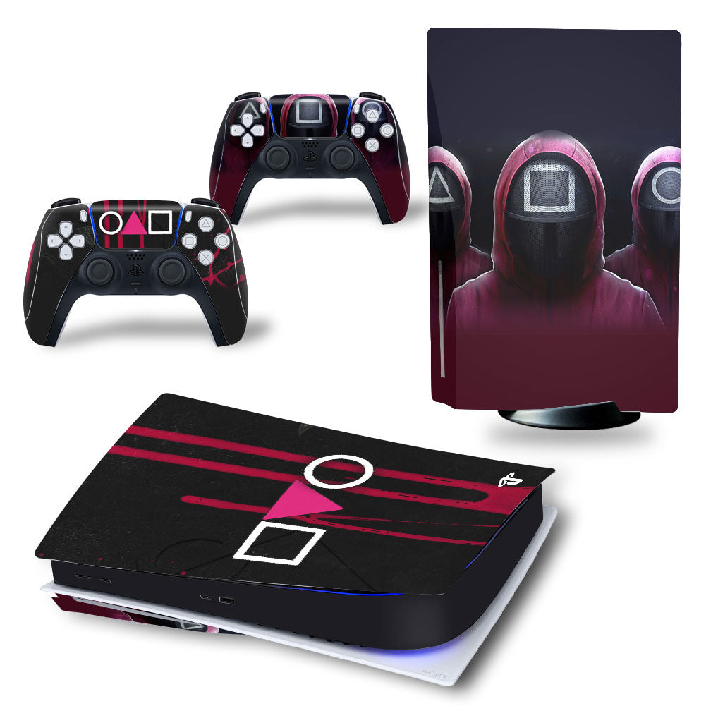 SQUID GAME - PLAYSTATION 5 DISK & PS5 DIGITAL PROTECTOR SKIN