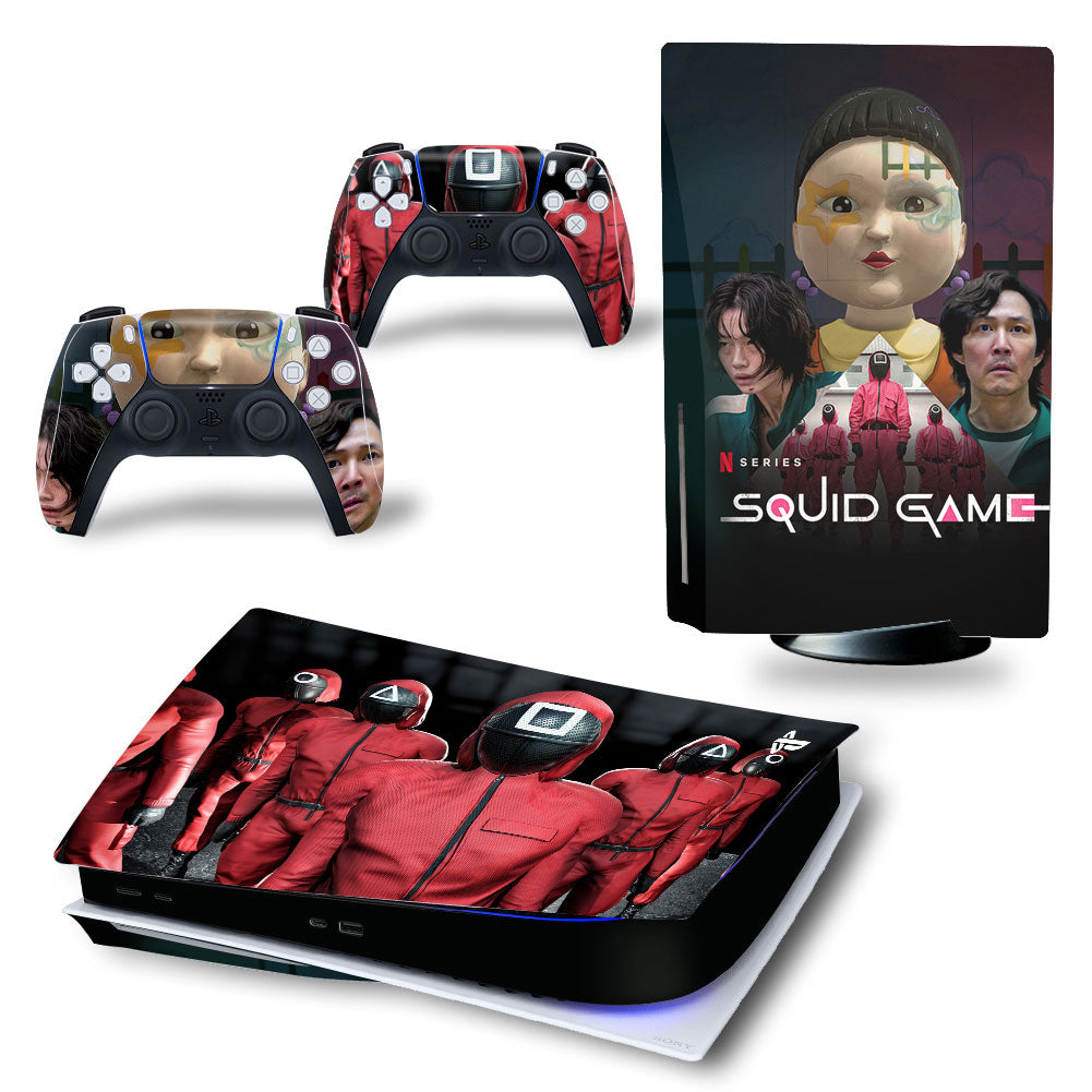 SQUID GAME - PLAYSTATION 5 DISK & PS5 DIGITAL PROTECTOR SKIN