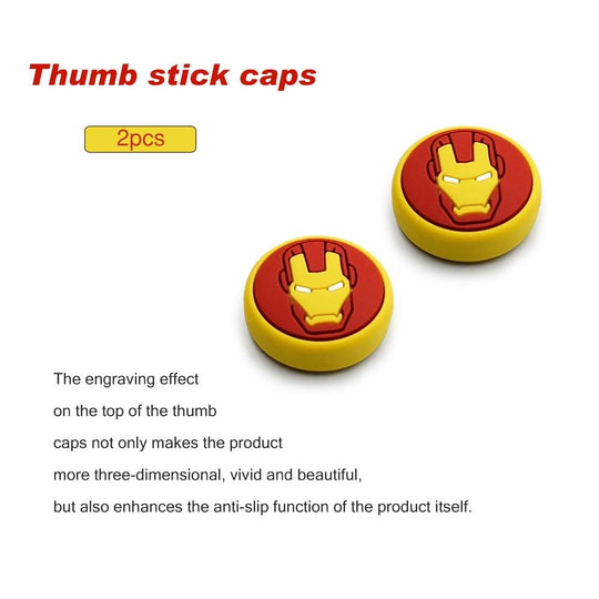 PS5 2PCS Thumb Grip Caps XBOXONE Playstation5 NS Switch Pro Controller Joystick Cap Silicone Rubber Individual Thumb Grip Caps