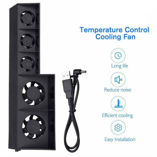 BASE SUPPORT ACCESSORIES COOLING FAN FOR PLAYSTATION 4 PRO - best-skins
