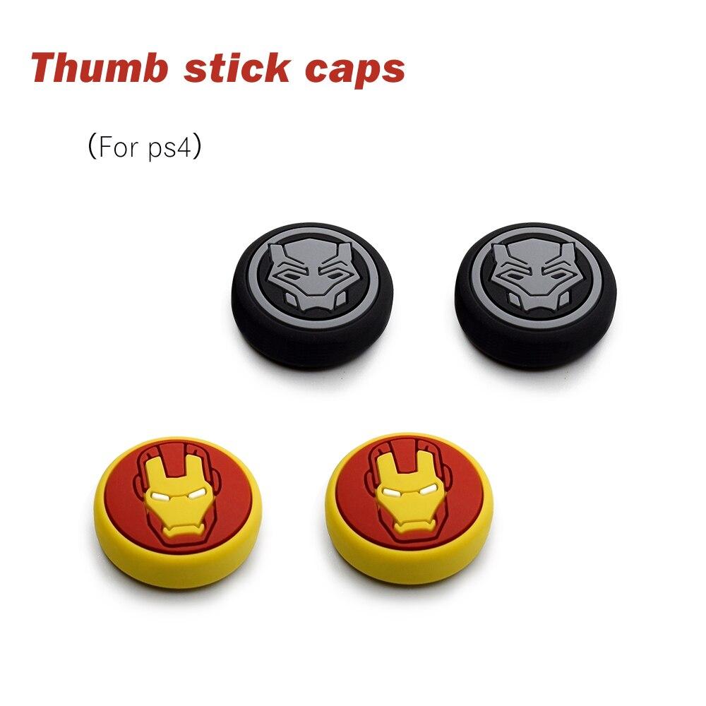 PS5 2PCS Thumb Grip Caps XBOXONE Playstation5 NS Switch Pro Controller Joystick Cap Silicone Rubber Individual Thumb Grip Caps