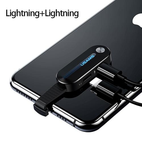 2 IN 1 ADAPTER CHARGING SPLITTER AUDIO CABLE FOR IPHONE X XS 7 8 - best-skins