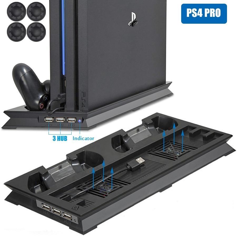 SUPPORT ACCESSORIES FOR PLAYSTATION 4 PRO + CHARGER GAMEPAD - best-skins