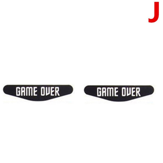 2PCS DECALS STICKERS - PS4 CONTROLLER LED LIGHT BAR SKIN