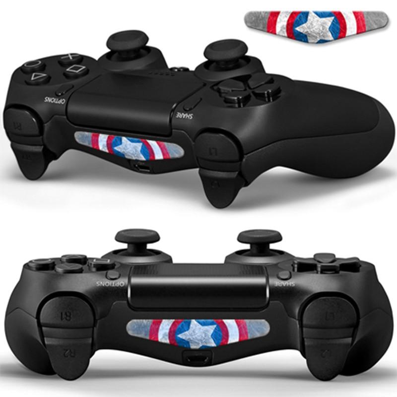 2PCS STICKERS - PS4 CONTROLLER LED LIGHT BAR SKIN