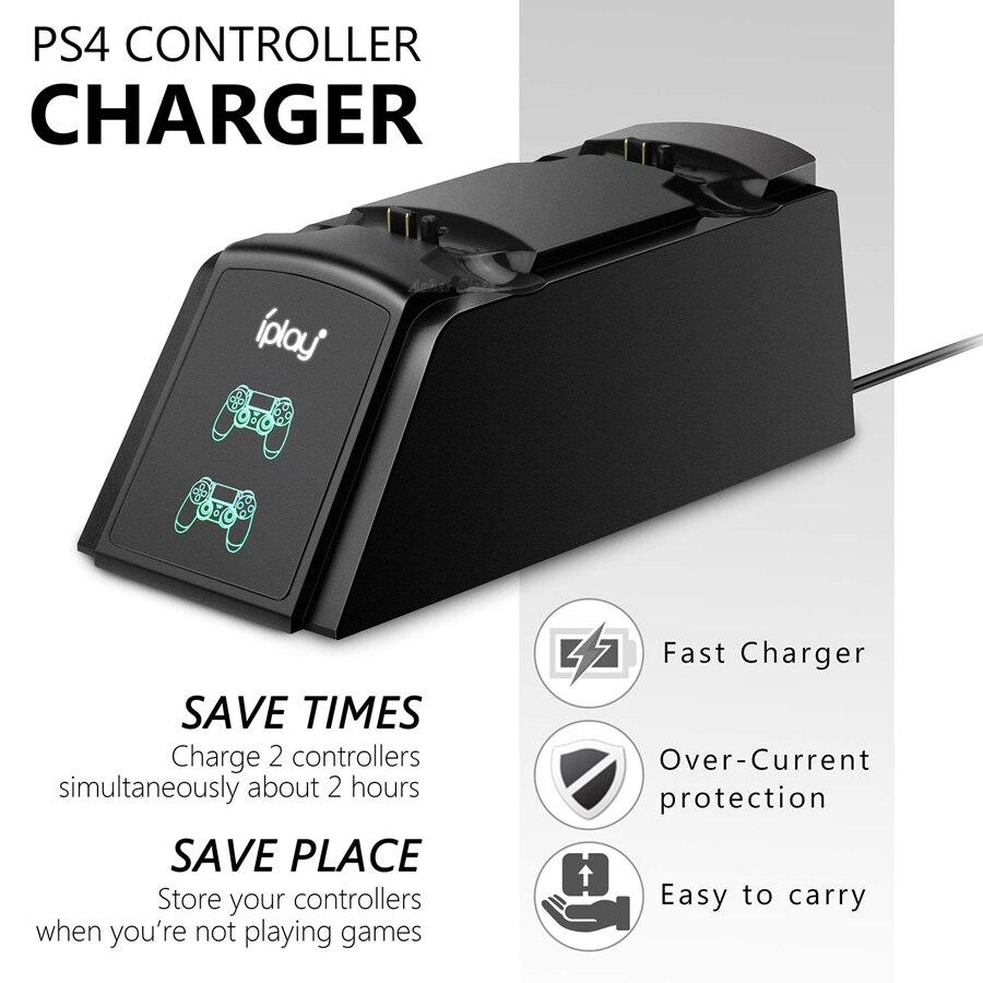 PS4 PRO SLIM CONTROLLER CHARGER LED GAMEPAD CHARGING DOCK STATION - best-skins