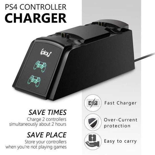PS4 PRO SLIM CONTROLLER CHARGER LED GAMEPAD CHARGING DOCK STATION - best-skins