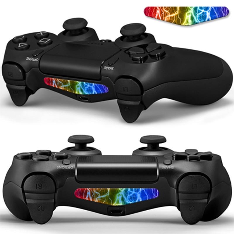 2PCS STICKERS - PS4 CONTROLLER LED LIGHT BAR SKIN