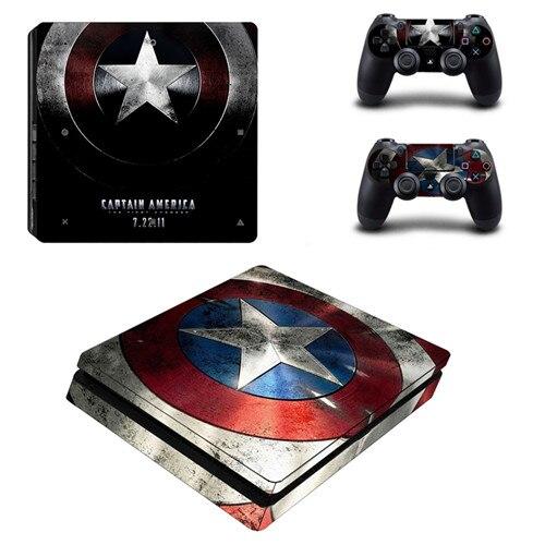 AVENGERS CAPTAIN AMERICA - PLAYSTATION 4 SLIM PROTECTOR SKIN - best-skins