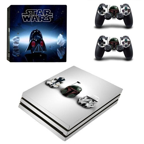 DARTH VADER - STORMTROOPER - PLAYSTATION 4 SLIM PROTECTOR SKIN - best-skins