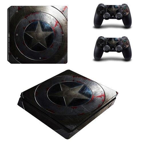 AVENGERS CAPTAIN AMERICA - PLAYSTATION 4 SLIM PROTECTOR SKIN - best-skins