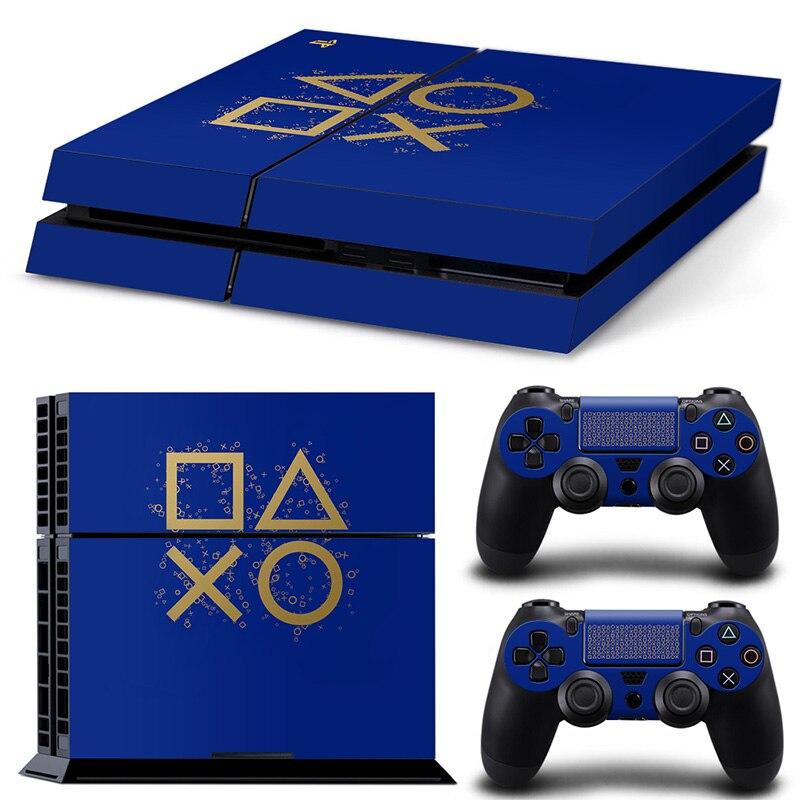 BLUE DESIGN X O - PLAYSTATION 4 PROTECTOR SKIN - best-skins