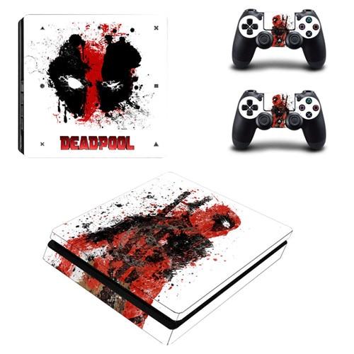 DEADPOOL - PLAYSTATION 4 SLIM PROTECTOR SKIN - best-skins