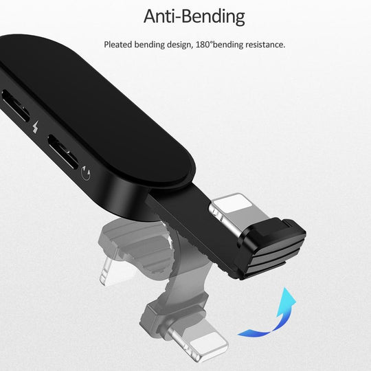2 IN 1 ADAPTER CHARGING SPLITTER AUDIO CABLE FOR IPHONE X XS 7 8 - best-skins