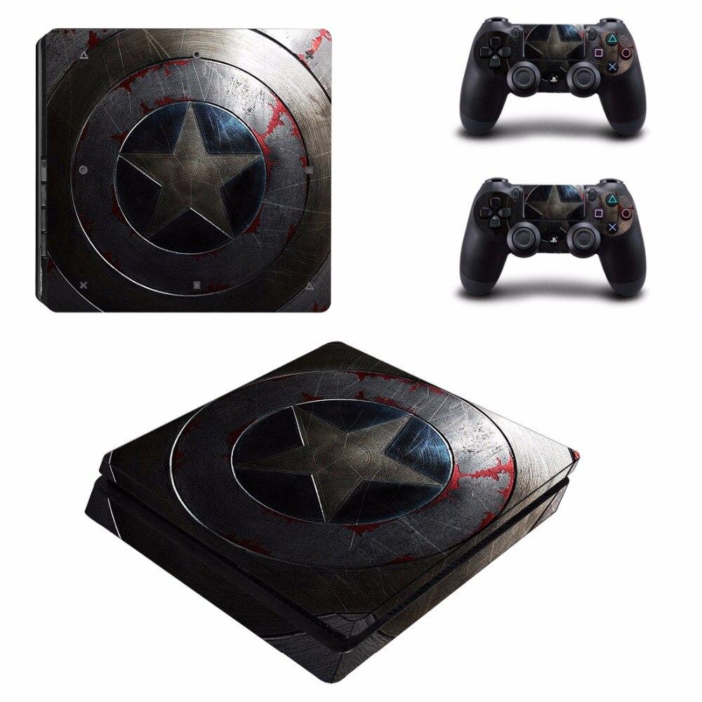 AVENGERS CAPTAIN AMERICA - PLAYSTATION 4 SLIM PROTECTOR SKIN - best-skins