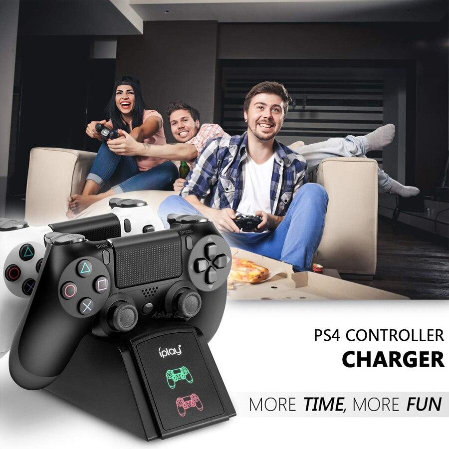 PS4 PRO SLIM CONTROLLER CHARGER LED GAMEPAD CHARGING DOCK STATION - best-skins
