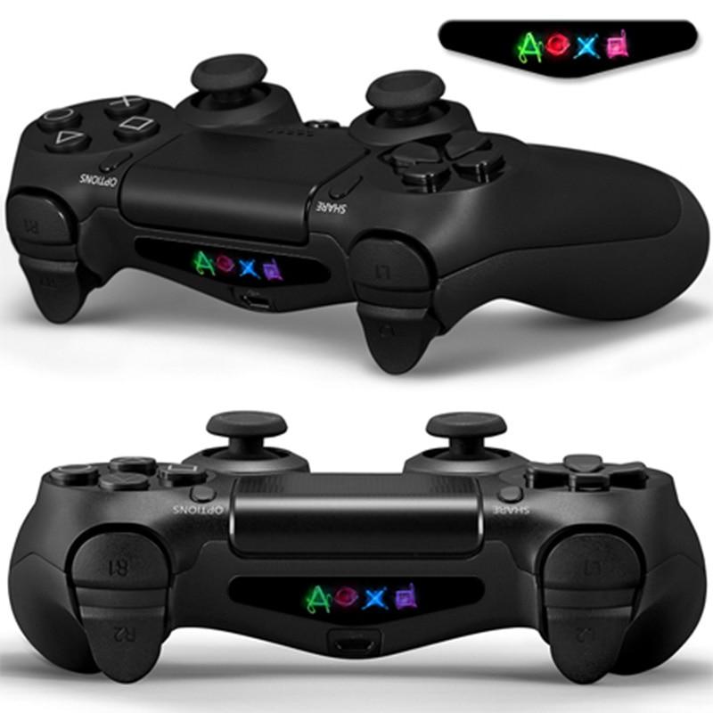 2PCS STICKERS - PS4 CONTROLLER LED LIGHT BAR SKIN