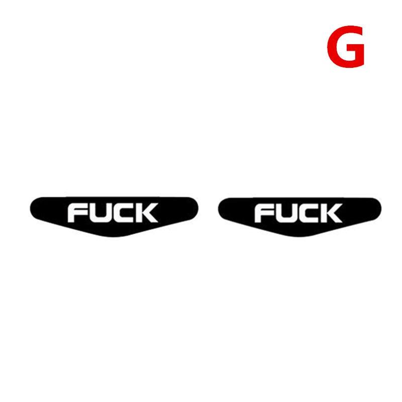 2PCS DECALS STICKERS - PS4 CONTROLLER LED LIGHT BAR SKIN