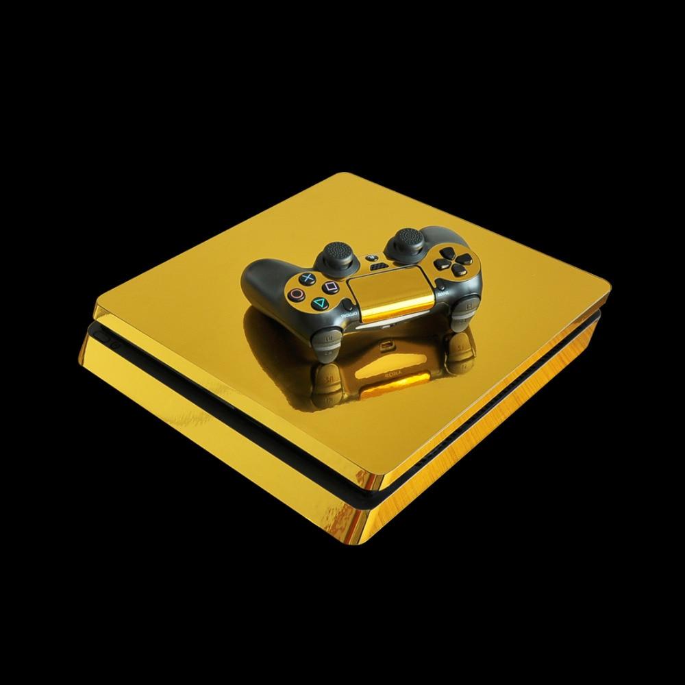 GOLD SILVER RED BLUE - PLAYSTATION 4 SLIM PROTECTOR SKIN - best-skins