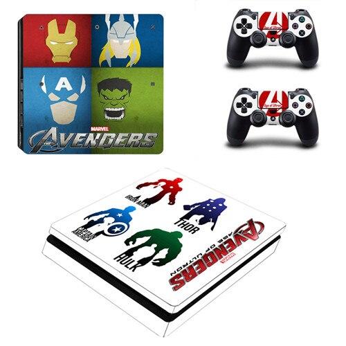 AVENGERS CAPTAIN AMERICA - PLAYSTATION 4 SLIM PROTECTOR SKIN - best-skins