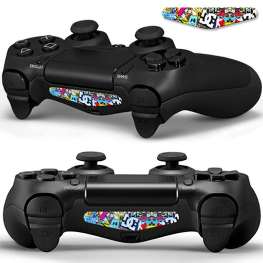 2PCS/lot LED Light Bar Skin Sticker For Playstation4 PS4 Custom Decal Game Light Bar Sticker For PS4 Dualshock Controller