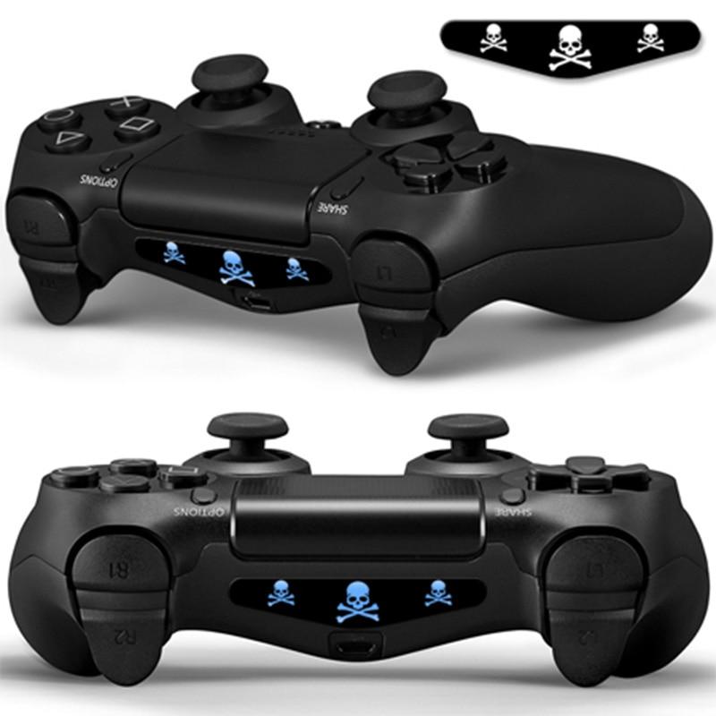 2PCS STICKERS - PS4 CONTROLLER LED LIGHT BAR SKIN
