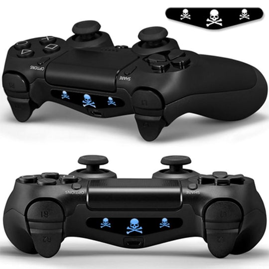 2PCS STICKERS - PS4 CONTROLLER LED LIGHT BAR SKIN