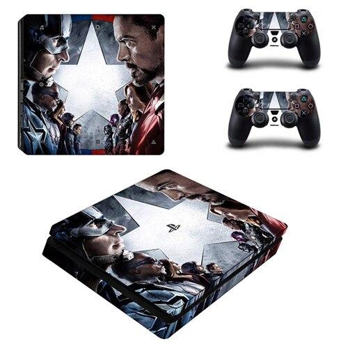 AVENGERS CAPTAIN AMERICA - PLAYSTATION 4 SLIM PROTECTOR SKIN - best-skins