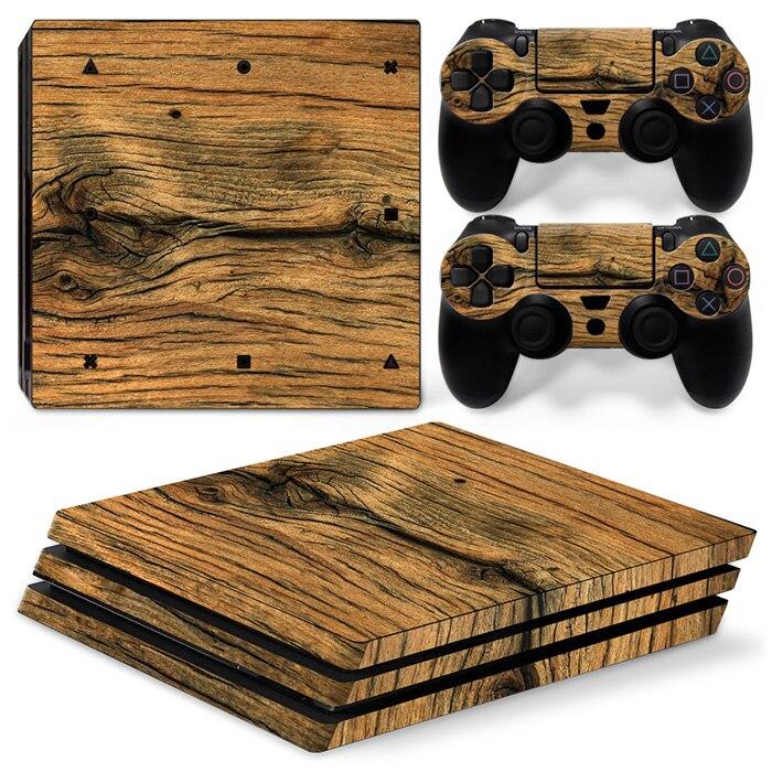 WOODEN - PLAYSTATION 4 PRO PROTECTOR SKIN - best-skins