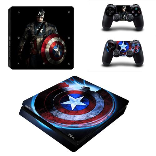 AVENGERS CAPTAIN AMERICA - PLAYSTATION 4 SLIM PROTECTOR SKIN - best-skins