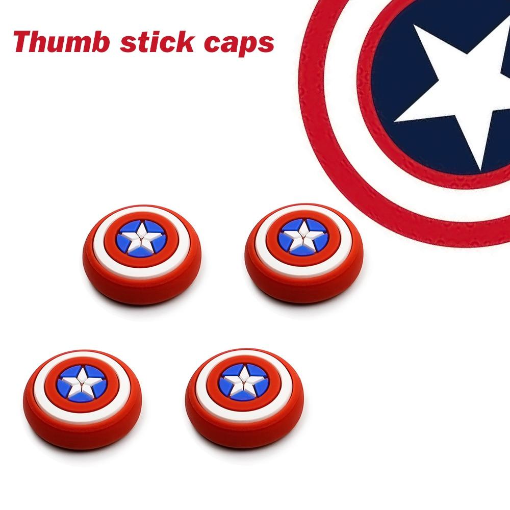 PS5 2PCS Thumb Grip Caps XBOXONE Playstation5 NS Switch Pro Controller Joystick Cap Silicone Rubber Individual Thumb Grip Caps