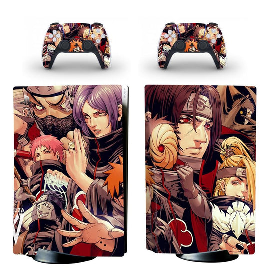 NARUTO ANIME UCHIHA ITACHI, SASUKE - PS5 DIGITAL EDITION PROTECTOR SKIN